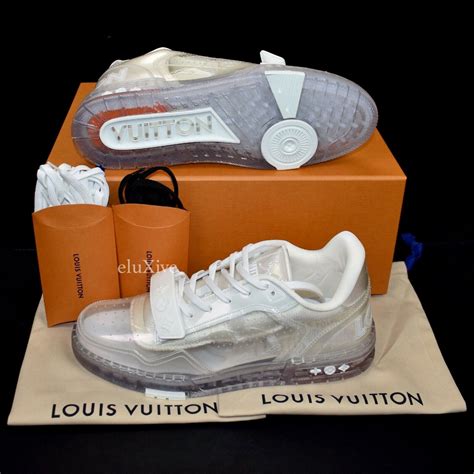 louis vuitton see through shoes|louis vuitton transparent sneakers.